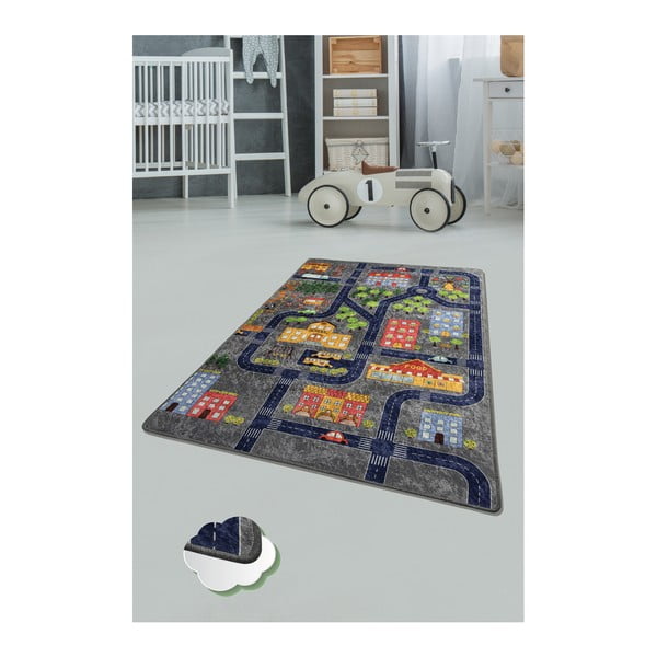 Bērnu paklājs Small Town, 100 x 160 cm-image-1