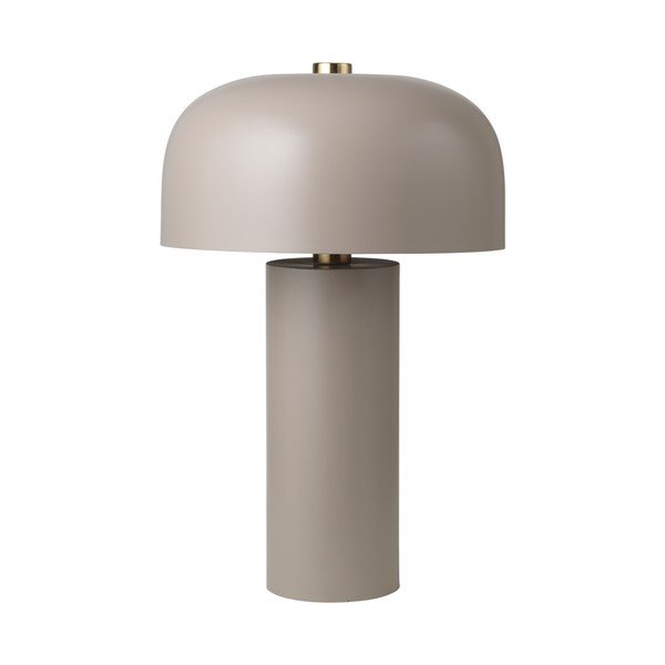 Pelēka galda lampa Cozy living Lulu, augstums 55 cm