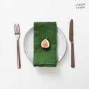 Lina salvetes (2 gab.) 40x40 cm True Green – Linen Tales