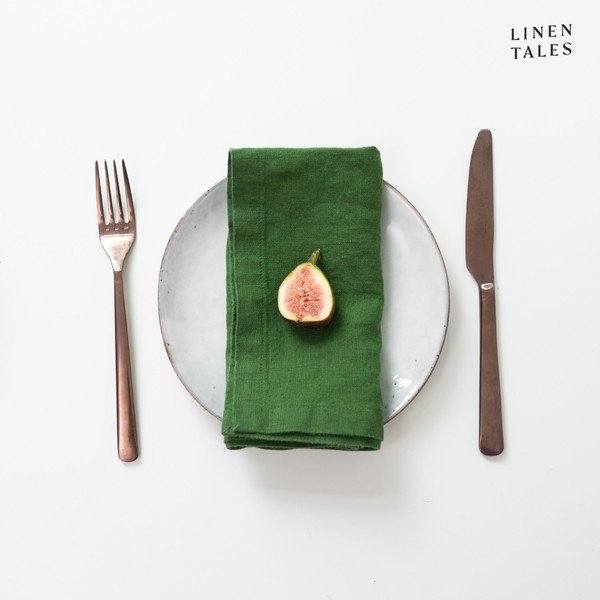 Lina salvetes (2 gab.) 40x40 cm True Green – Linen Tales