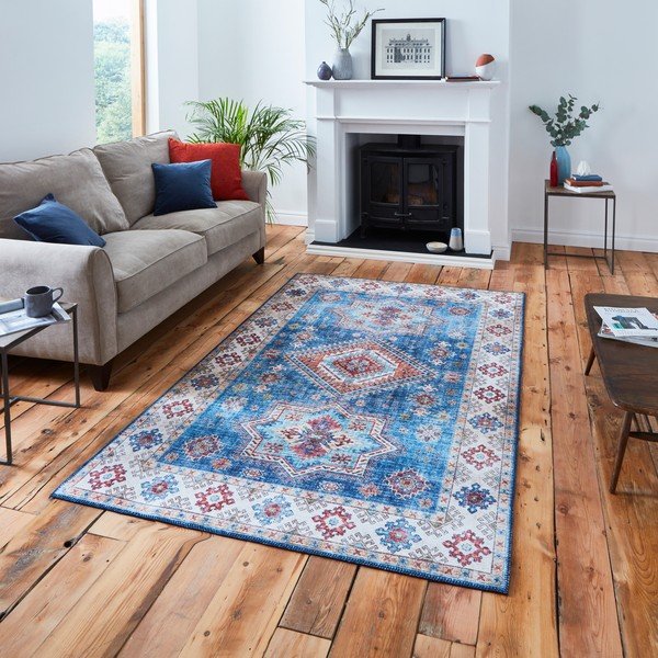 Zils paklājs 230x150 cm Topaz – Think Rugs-image-1