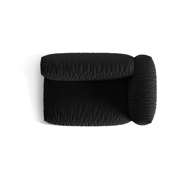 Melna modulārā dīvāna daļa (ar labo stūri) Martina – Micadoni Home-image-4