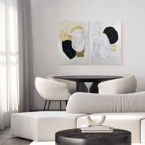 Gleznu komplekts ar roku apgleznotiem elementiem (2 gab.) 50x70 cm Crystal – Styler-image-2