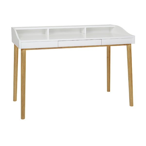 Darba galds ar izvelkamu virsmu 60x120 cm Lindenhof – Woodman-image-1