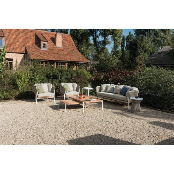 Tīkkoka masīvkoka dārza kafijas galdiņš 75x68 cm Omer – Diphano-image-3