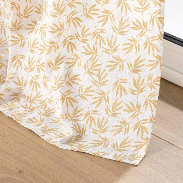 Dzeltens/balts aizkars 140x240 cm Maddy – douceur d'intérieur-image-4