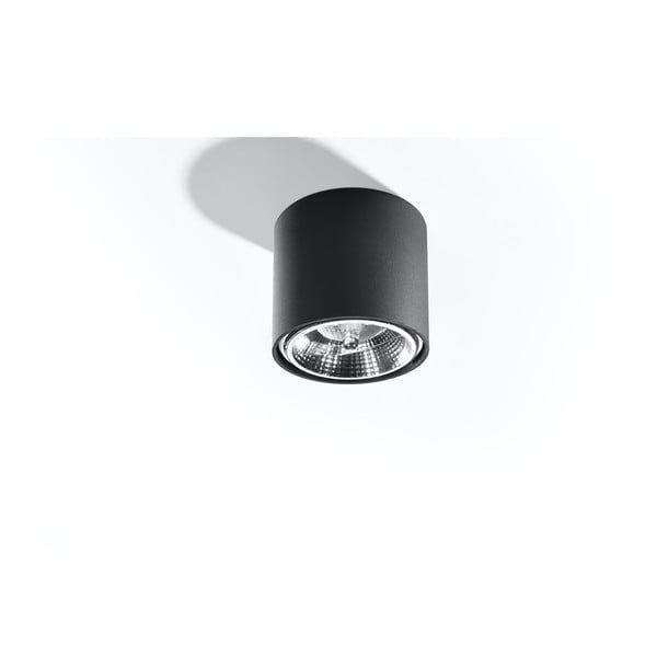 Melna prožektora tipa lampa Luigi – Sollux-image-1