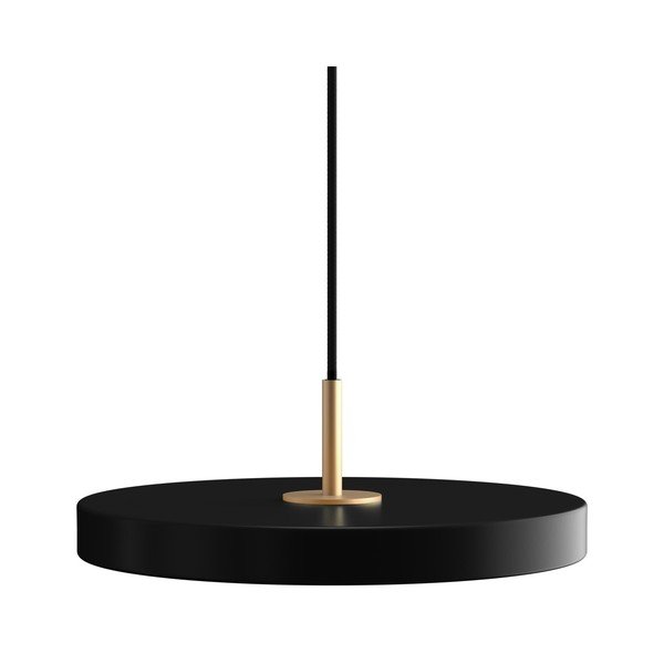 Melna LED piekaramā lampa ar metāla abažūru ø 31 cm Asteria Mini – UMAGE