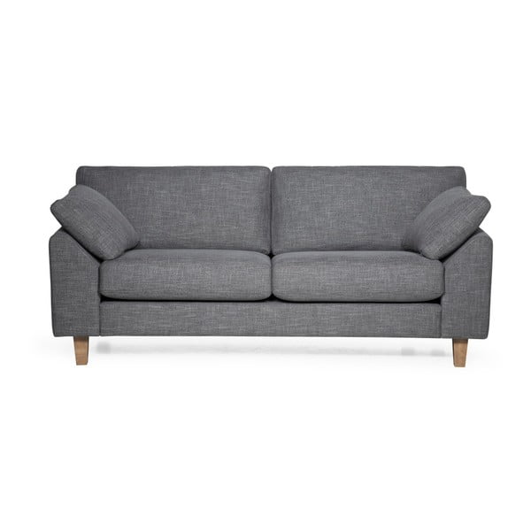 Pelēks dīvāns Scandic Garda, 186 cm