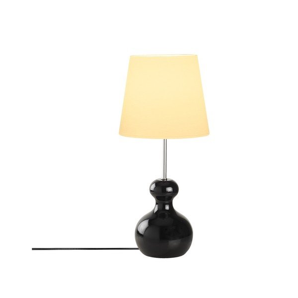 Koka galda lampa melnā krāsā Opviq apgaismojums Mallina-image-1