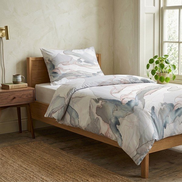 Vienguļamā kokvilnas gultas veļa 140x200 cm Tramin – Cotton House-image-1