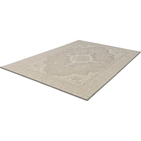 Bēšs vilnas paklājs 133x180 cm William – Agnella-image-4