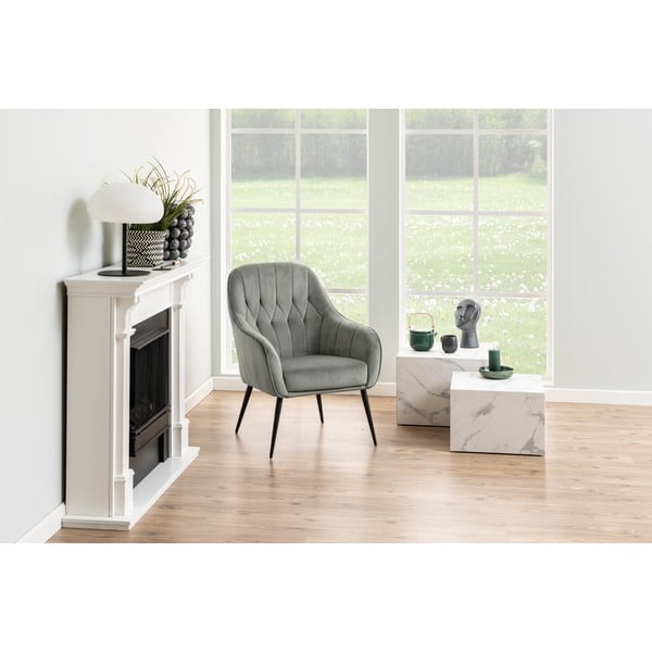 Balti žurnālgaldiņi ar marmora imitāciju (2 gab.) 58x58 cm Dice – Actona-image-2