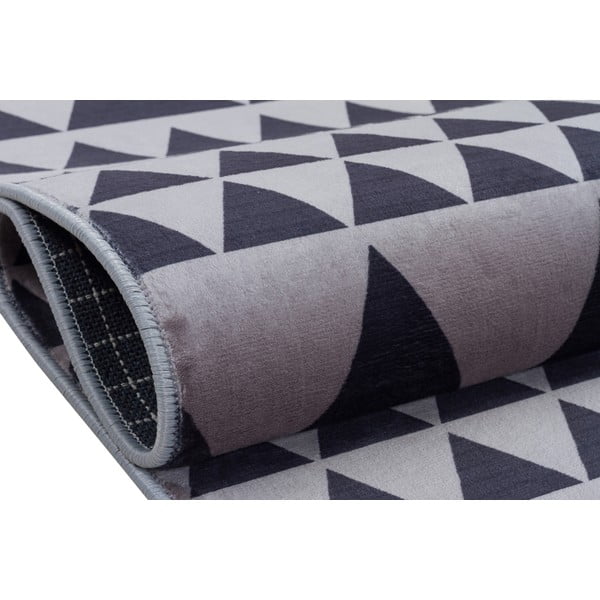 Pelēks mazgājams paklājs 180x120 cm – Vitaus-image-3