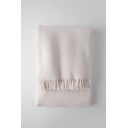 Krēmkrāsas pleds ar vafeļu rakstu Euromant Waffel, 140 x 160 cm