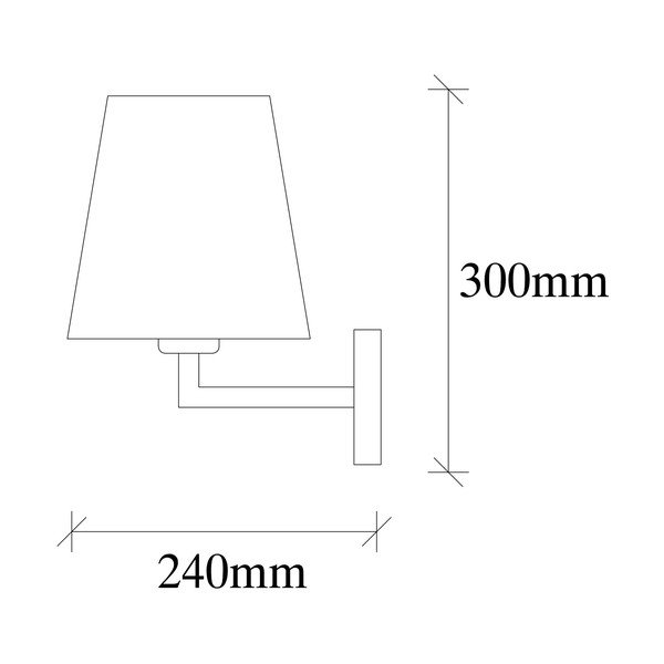 Bēša/zelta krāsas sienas lampa ø 18 cm Profil – Opviq lights-image-4