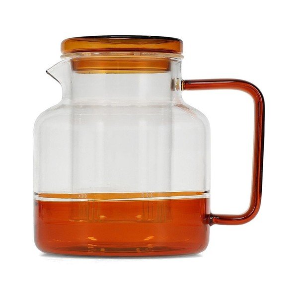 Dzintara dzeltena stikla tējkanna 950 ml Liv – ONA