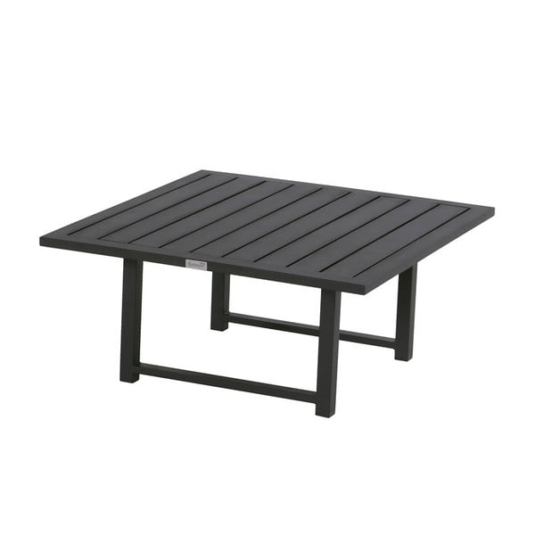 Melns dārza galds Hartman Tim, 90 x 90 cm