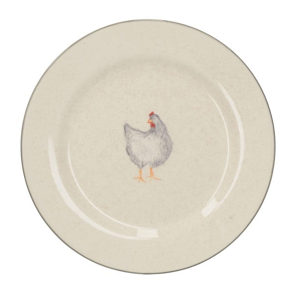 Keramikas deserta šķīvis Creative Tops Grey Hen
