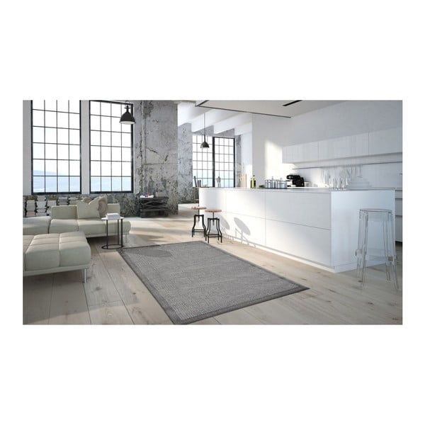 Pelēks āra paklājs Floorita Chrome, 160 x 230 cm-image-3