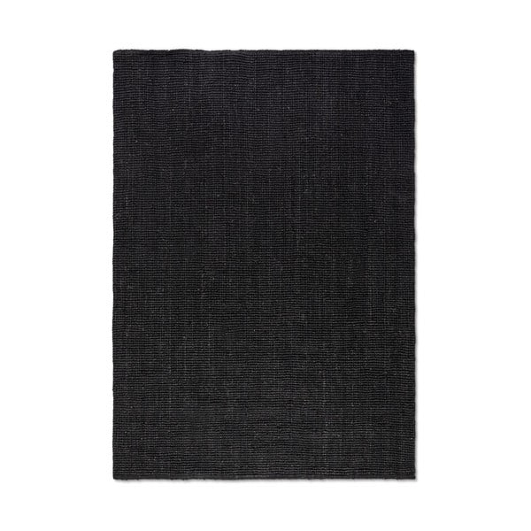Melns džutas paklājs 190x280 cm Bouclé – Hanse Home