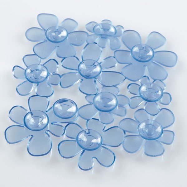 6 iesūcamo neslīdošo vannas paklājiņu komplekts InterDesign-image-1