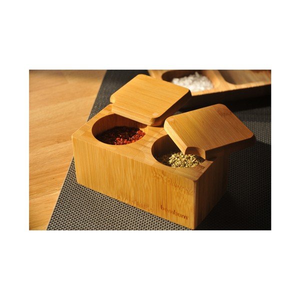 Bambusa garšvielu kaste Bambum Spice Rack-image-1