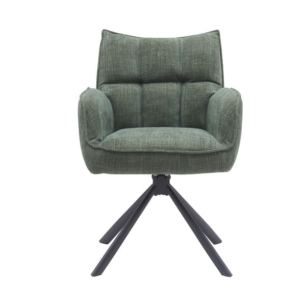 Zaļi polsterēti ēdamistabas krēsli (2 gab.) Marilla – Unique Furniture-image-3