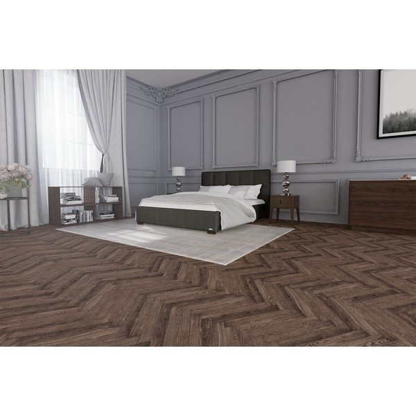 Pelēkbrūna divguļamā gulta Guy Laroche Home Allure, 180 x 200 cm-image-3