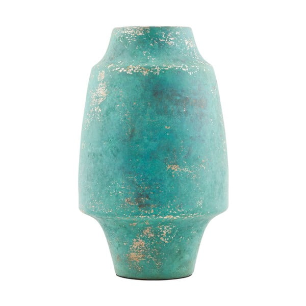 Keramikas vāze zilā krāsā, augstums 24 cm
