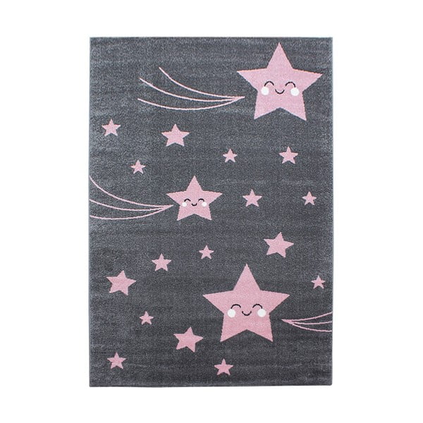 Rozā/pelēks bērnu paklājs 80x150 cm Kids – Ayyildiz Carpets