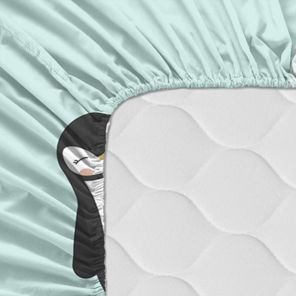 Bērnu kokvilnas palags Happynois Skymo Day, 120 x 60 cm-image-2