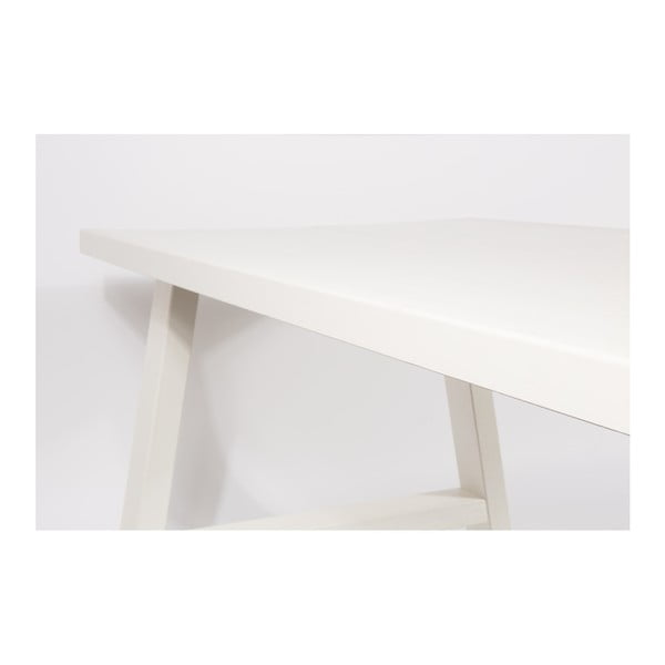 Balts Zuiver A Masīvkoka galds rāmī, 200 x 90 cm-image-1
