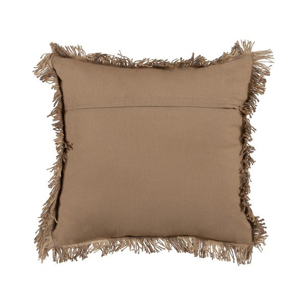 Dekoratīvais spilvens no džutas maisījuma 45x45 cm Stripes – Ixia-image-2