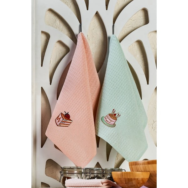 Kokvilnas trauku dvieļi (6 gab.) 40x60 cm Cake – Foutastic-image-2