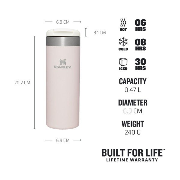 Rozā termokrūze 470 ml – Stanley-image-4