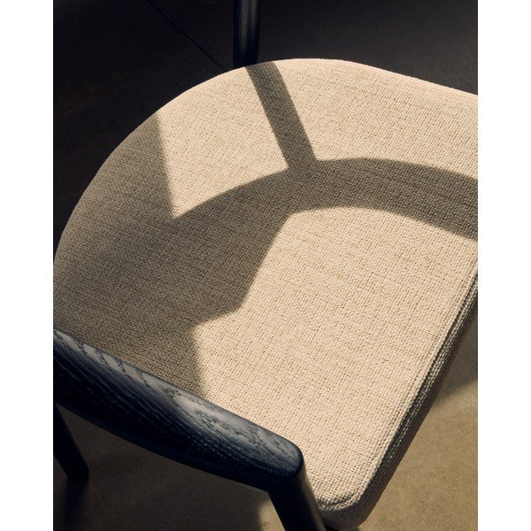 Melns pusdienu krēsls Alocs – Kave Home-image-3