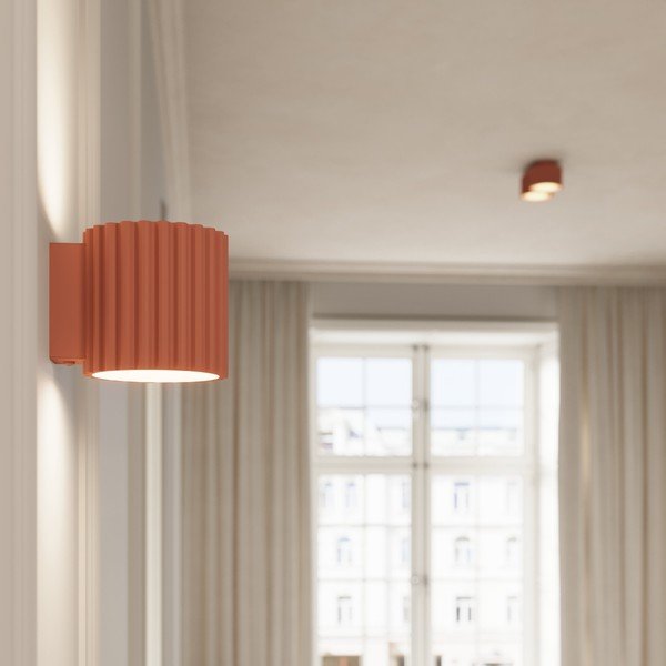 Persiku oranža metāla prožektora tipa lampa ø 10 cm Zora – Sollux-image-3