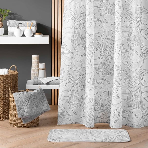 Gaiši pelēks vannas istabas paklājiņš 45x75 cm Amber – douceur d'intérieur-image-2