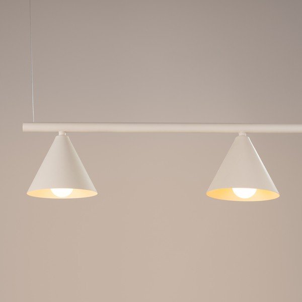 Bēša tērauda piekaramā lampa Zylo – Sollux-image-2