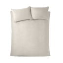 Krēmkrāsas divguļamā samta gultas veļa 230x220 cm Kingsley – Catherine Lansfield