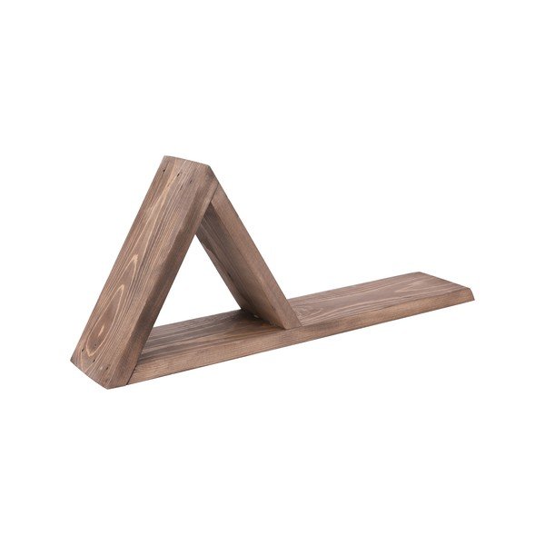 2 koka sienas plauktu komplekts Triangles-image-2