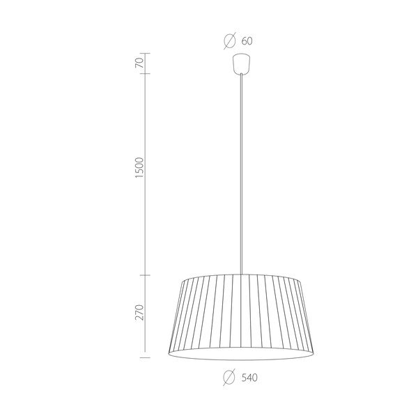Balta griestu lampa Sotto Luce KAMI, Ø 54 cm-image-2