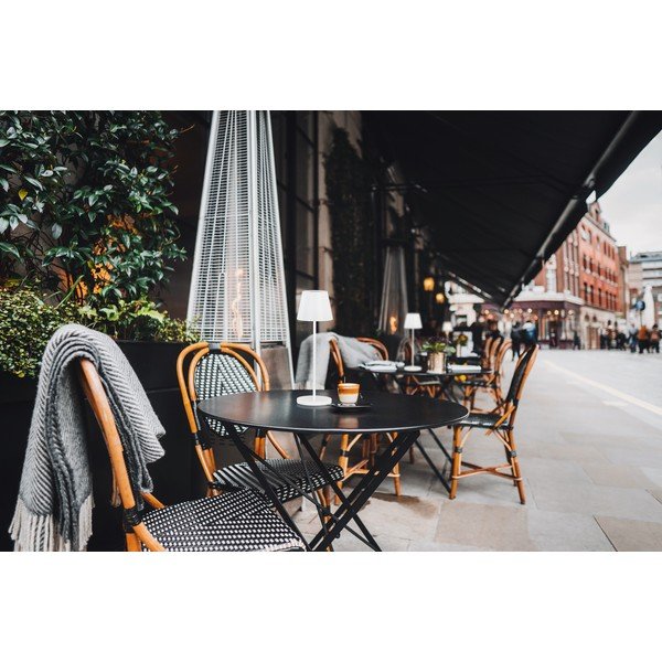 Balta LED galda lampa ar regulējamu spilgtumu un metāla abažūru (augstums 34 cm) Cosenza 2.0 – Fischer & Honsel-image-1