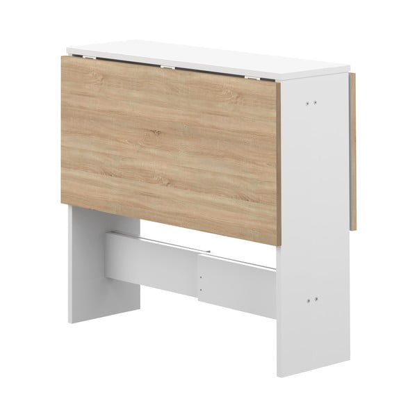 Izvelkams ēdamgalds ar ozolkoka imitācijas galda virsmu 76x28 cm Papillon – TemaHome-image-2