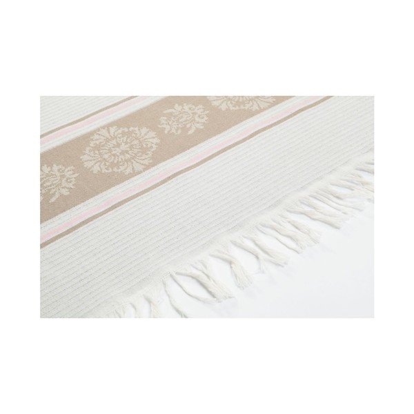 Gaiši brūns un smilškrāsas hamama dvielis Deco Bianca Loincloth Beige Stripe, 80 x 170 cm-image-3