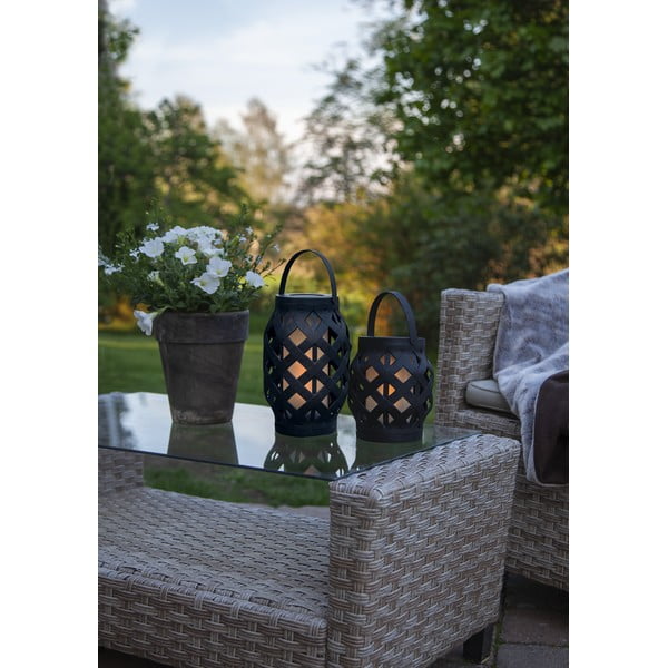 Melna laterna Star Trading Flame Lantern, augstums 23 cm-image-3