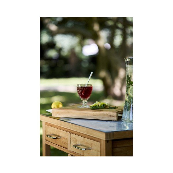 Bambusa griešanas dēlis ar vienu atvilktni Wenko Bruno-image-3