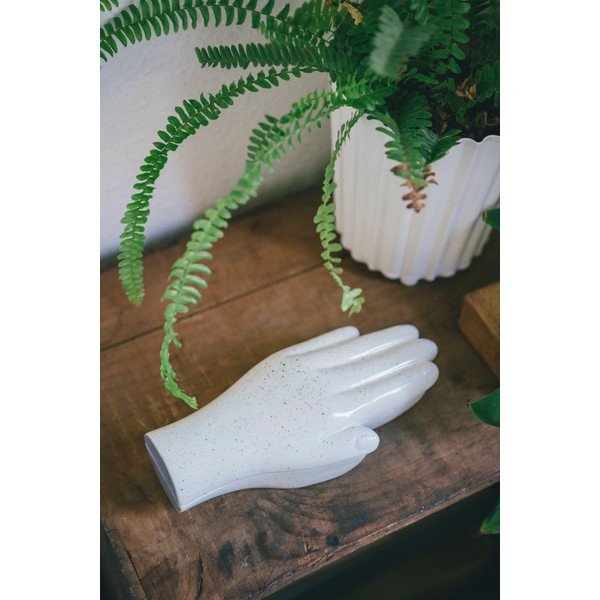 Keramikas rotaslietu kārbiņa DOIY Hand, 23 x 11 cm-image-3