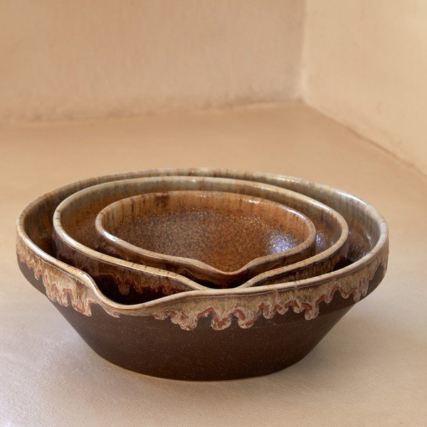 Tumši brūna akmensmasas bļoda Poterie – Casafina-image-2